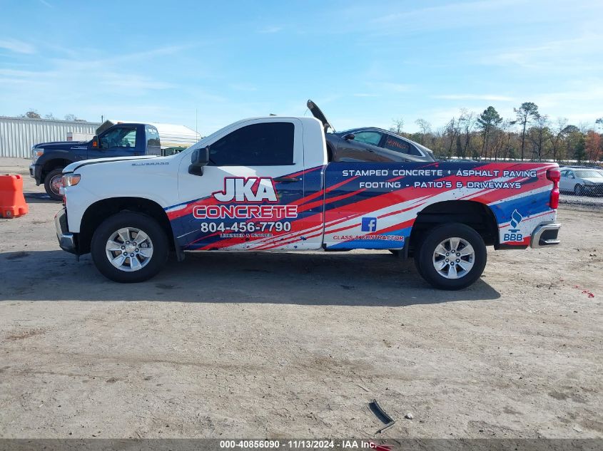 2021 Chevrolet Silverado 1500 2Wd Long Bed Wt VIN: 3GCNWAEF5MG403061 Lot: 40856090