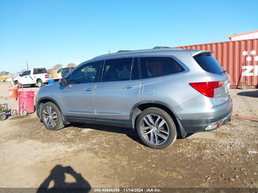 2017 Honda Pilot Touring VIN: 5FNYF6H9XHB062350 Lot: 40856095