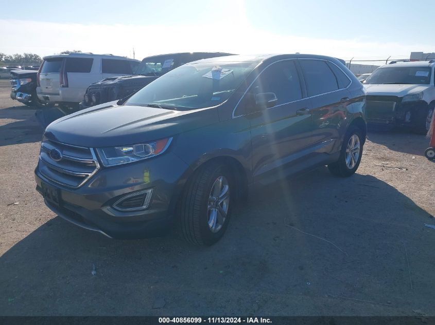 2017 Ford Edge Sel VIN: 2FMPK3J83HBC43645 Lot: 40856099