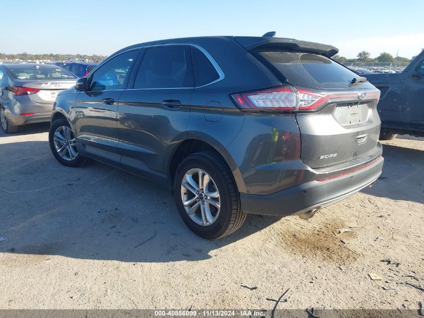 2017 Ford Edge Sel VIN: 2FMPK3J83HBC43645 Lot: 40856099