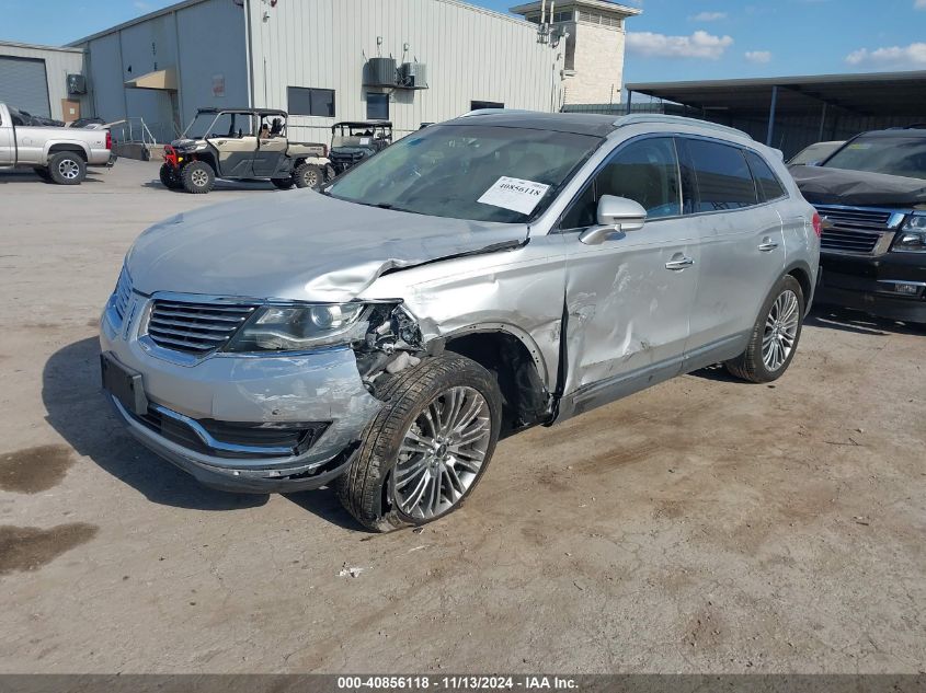 VIN 2LMTJ6LRXGBL30406 2016 LINCOLN MKX no.2