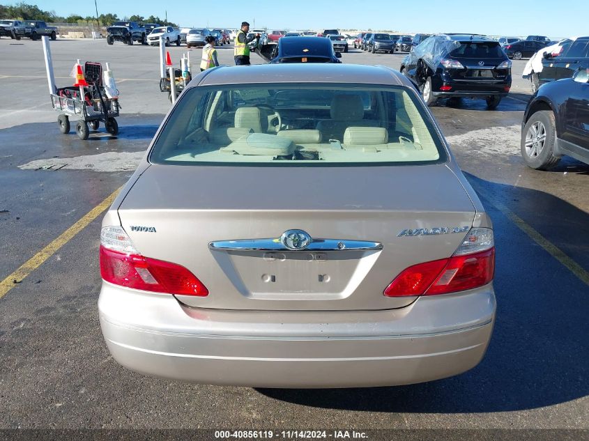 2003 Toyota Avalon Xls VIN: 4T1BF28B03U304611 Lot: 40856119