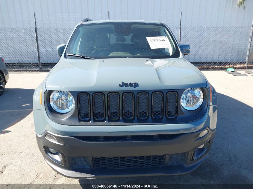 2018 Jeep Renegade Altitude Fwd VIN: ZACCJABB8JPJ48193 Lot: 40856146