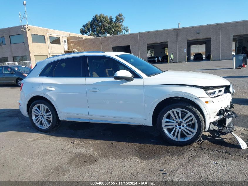 2018 Audi Q5 2.0T Premium VIN: WA1CNAFY7J2045065 Lot: 40856155