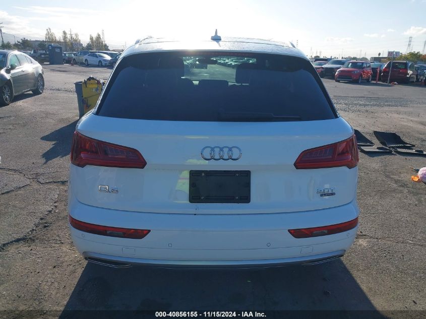 2018 Audi Q5 2.0T Premium VIN: WA1CNAFY7J2045065 Lot: 40856155