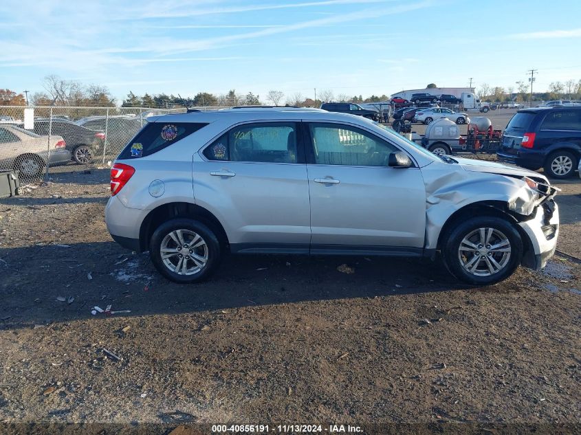 2016 Chevrolet Equinox Ls VIN: 2GNFLEEK3G6205507 Lot: 40856191