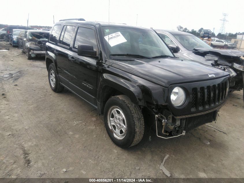 VIN 1C4NJPBB9GD678565 2016 Jeep Patriot, Sport no.1