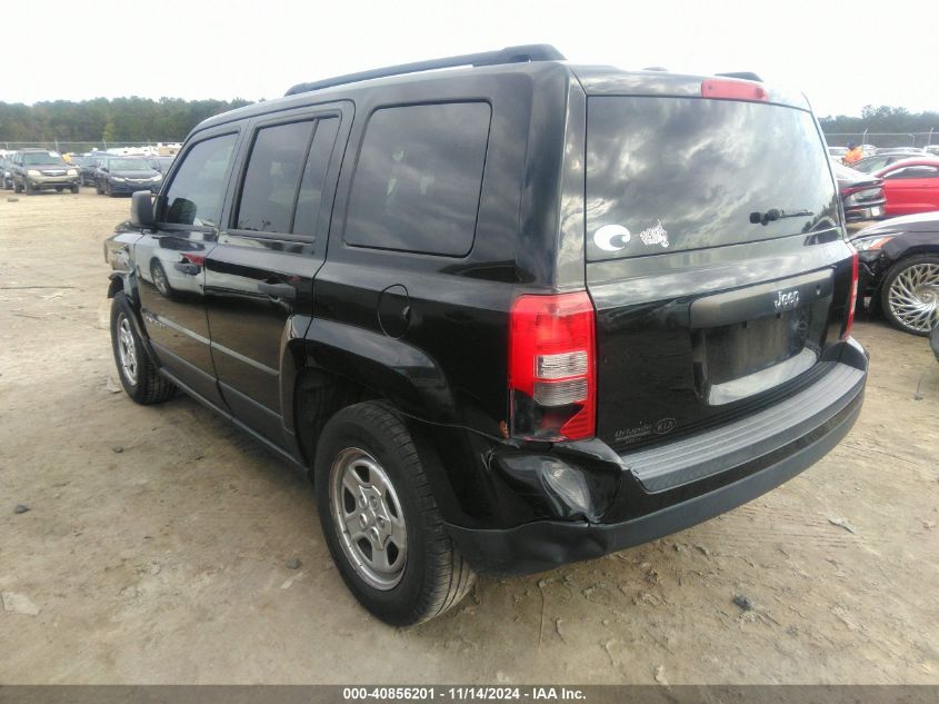 VIN 1C4NJPBB9GD678565 2016 Jeep Patriot, Sport no.3