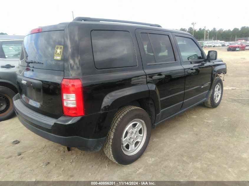 VIN 1C4NJPBB9GD678565 2016 Jeep Patriot, Sport no.4