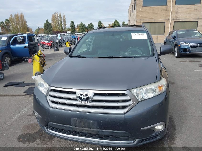 2013 Toyota Highlander Plus/Se VIN: 5TDZK3EH0DS135385 Lot: 40856202