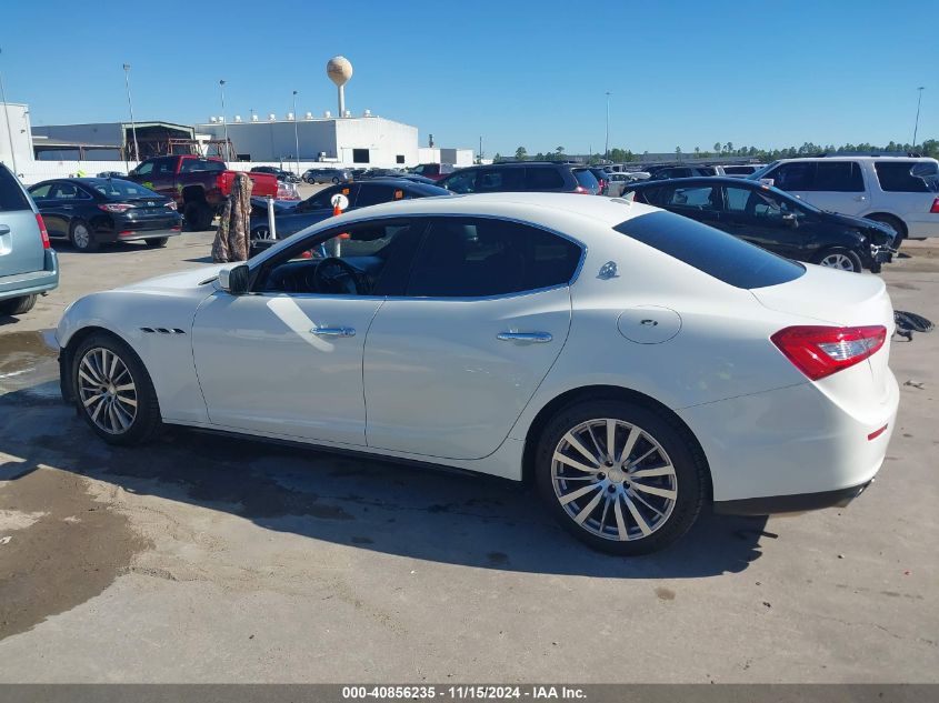 2016 Maserati Ghibli VIN: ZAM57XSA1G1167807 Lot: 40856235