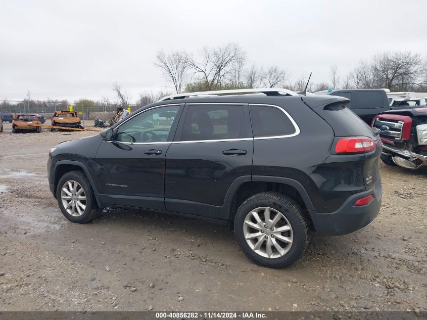 2016 Jeep Cherokee Limited VIN: 1C4PJMDS3GW180192 Lot: 40856282