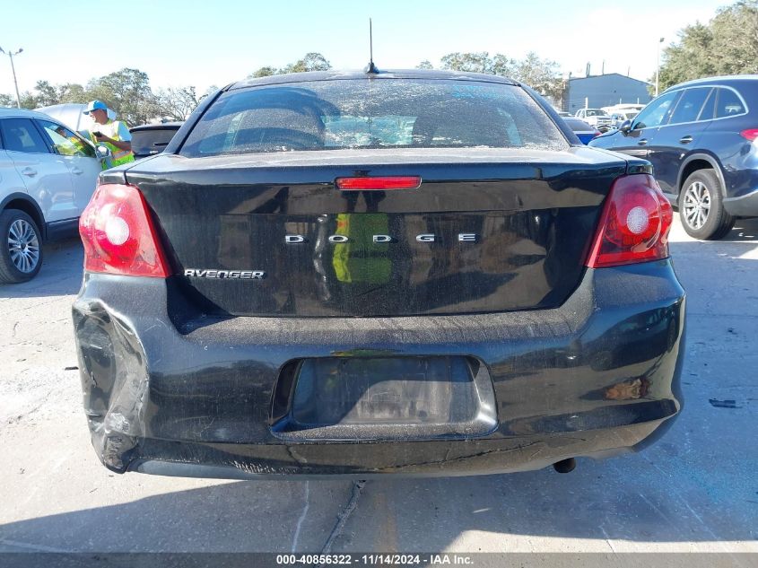 2013 Dodge Avenger Se VIN: 1C3CDZAB8DN631470 Lot: 40856322