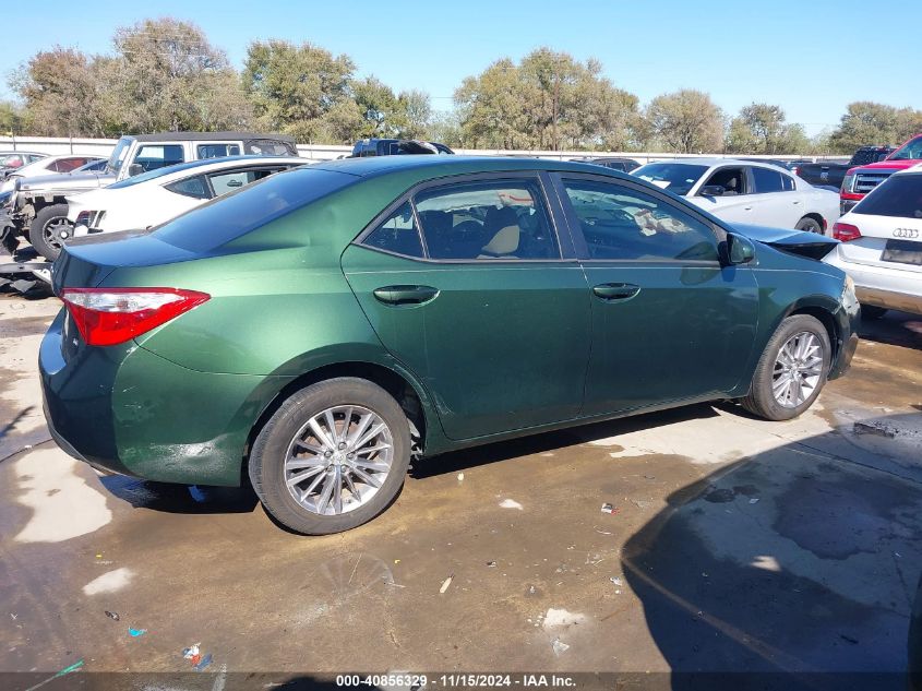 2014 Toyota Corolla Le Plus VIN: 5YFBURHE8EP015375 Lot: 40856329