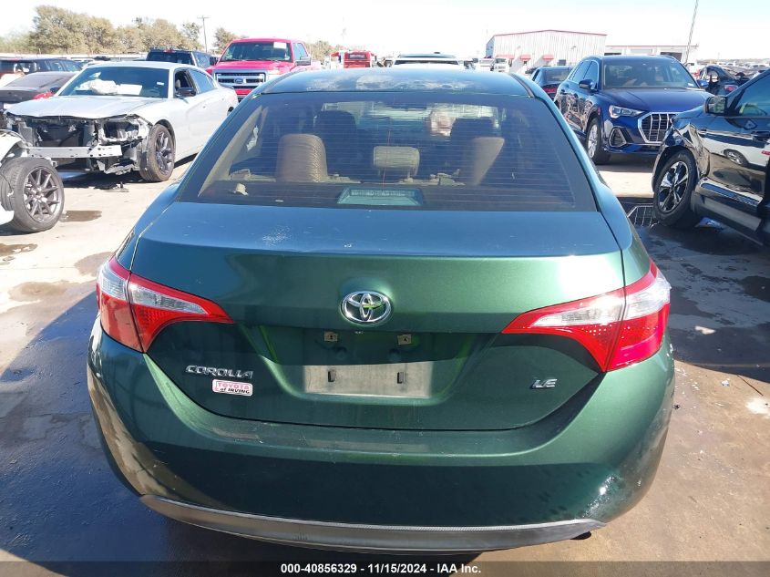 2014 Toyota Corolla Le Plus VIN: 5YFBURHE8EP015375 Lot: 40856329