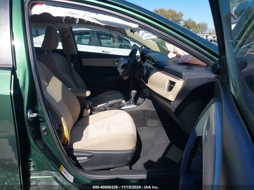 2014 TOYOTA COROLLA VIN: 5YFBURHE8EP015375