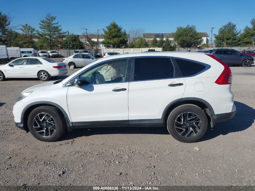 2016 Honda Cr-V Se VIN: 5J6RM4H47GL043215 Lot: 40856336