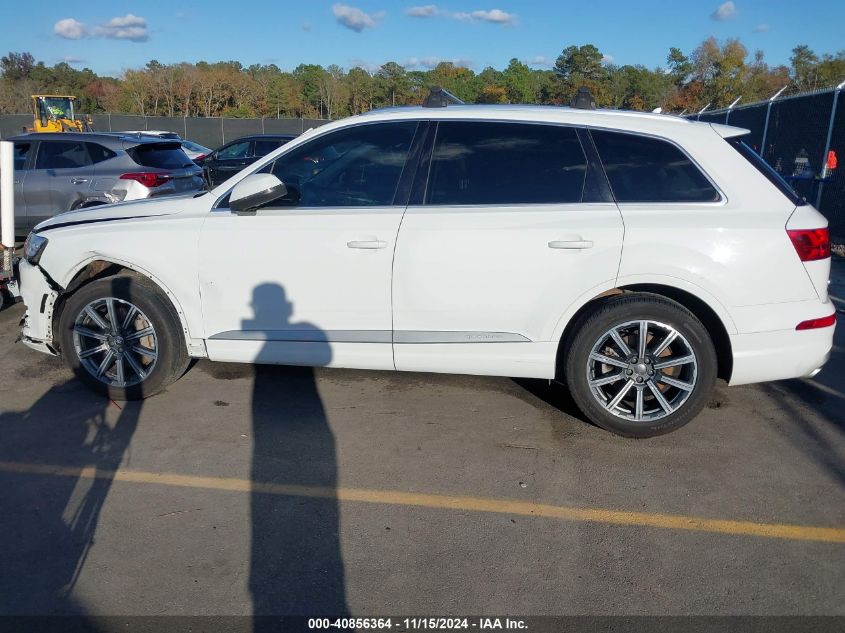 2017 Audi Q7 3.0T Premium VIN: WA1LAAF78HD002145 Lot: 40856364