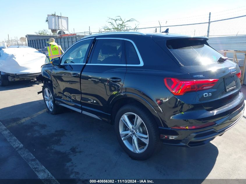 2020 Audi Q3 Premium 45 Tfsi S Line Quattro Tiptronic VIN: WA1DECF36L1109304 Lot: 40856382