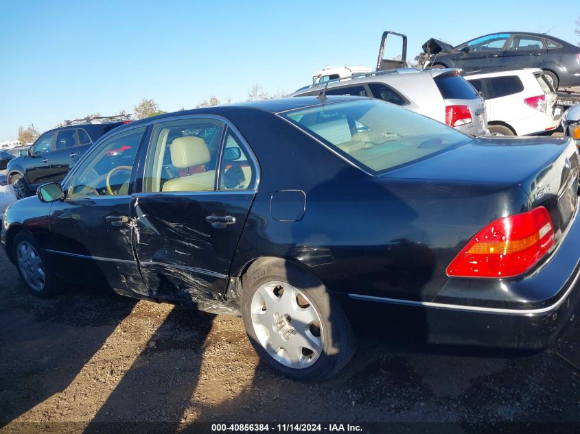 2003 Lexus Ls 430 VIN: JTHBN30F930123556 Lot: 40856384