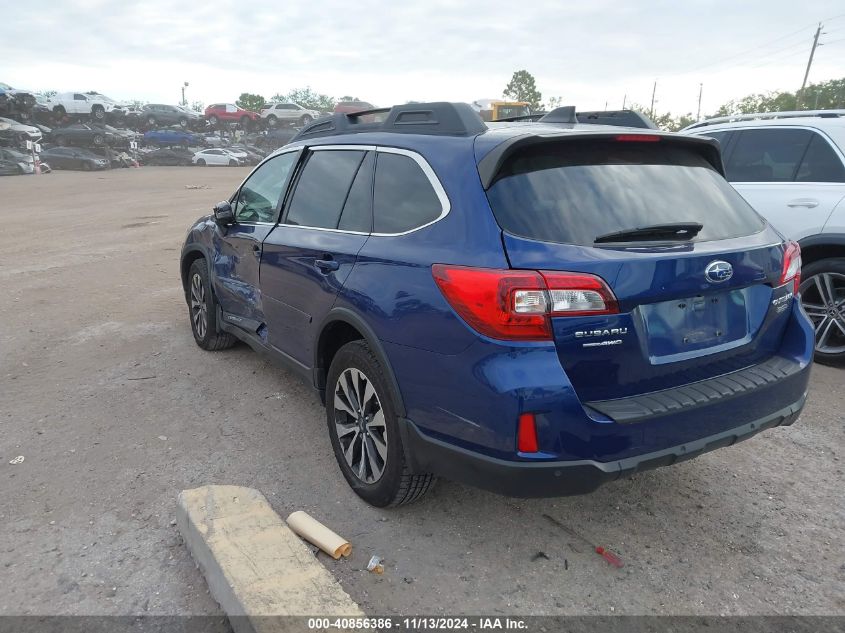 2017 Subaru Outback 3.6R Limited VIN: 4S4BSENC3H3208561 Lot: 40856386