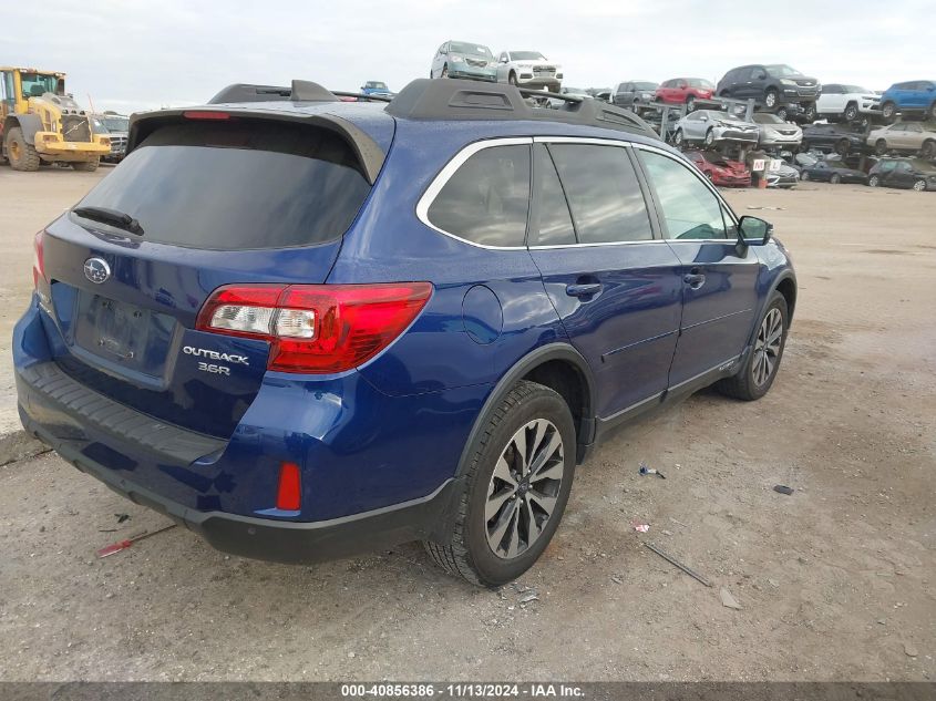 2017 Subaru Outback 3.6R Limited VIN: 4S4BSENC3H3208561 Lot: 40856386