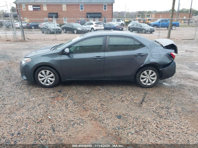 2015 Toyota Corolla Le VIN: 2T1BURHE3FC330523 Lot: 40856405