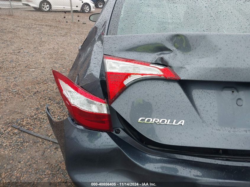 2015 Toyota Corolla Le VIN: 2T1BURHE3FC330523 Lot: 40856405