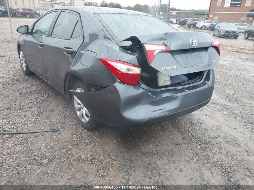 2015 Toyota Corolla Le VIN: 2T1BURHE3FC330523 Lot: 40856405