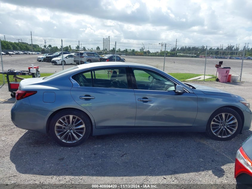 VIN JN1CV7AP2JM240344 2018 INFINITI Q50 2.0T LUXE