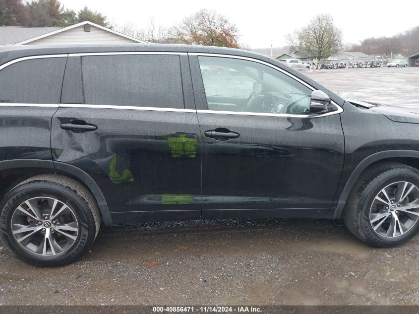 2017 Toyota Highlander Le VIN: 5TDZARFH8HS025159 Lot: 40856471