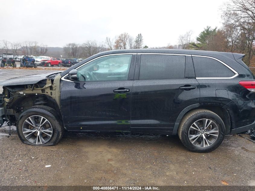 2017 Toyota Highlander Le VIN: 5TDZARFH8HS025159 Lot: 40856471