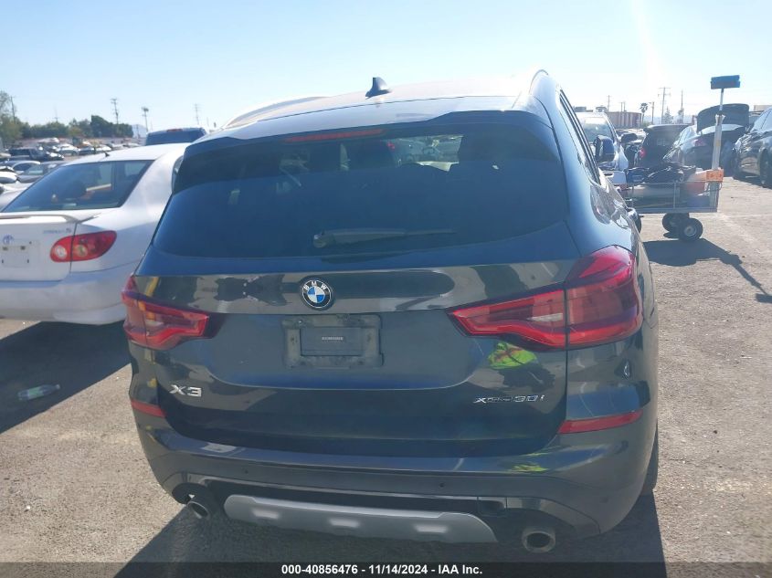 2021 BMW X3 xDrive30I VIN: 5UXTY5C05M9846123 Lot: 40856476