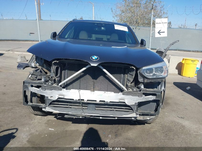 2021 BMW X3 xDrive30I VIN: 5UXTY5C05M9846123 Lot: 40856476