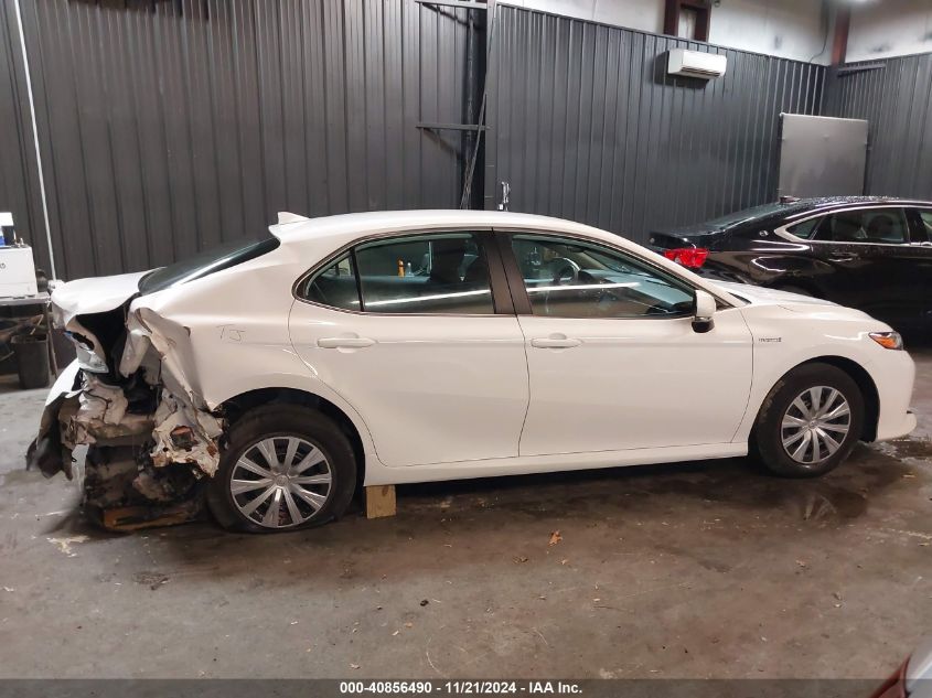 2020 Toyota Camry Le Hybrid VIN: 4T1L31AK6LU524014 Lot: 40856490