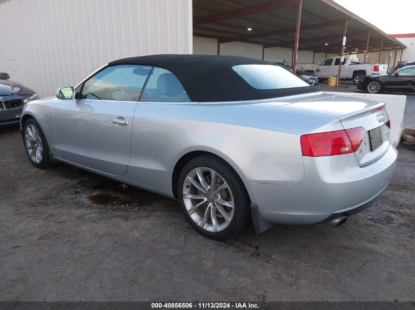 2013 Audi A5 2.0T Premium VIN: WAULFAFH8DN007959 Lot: 40856506