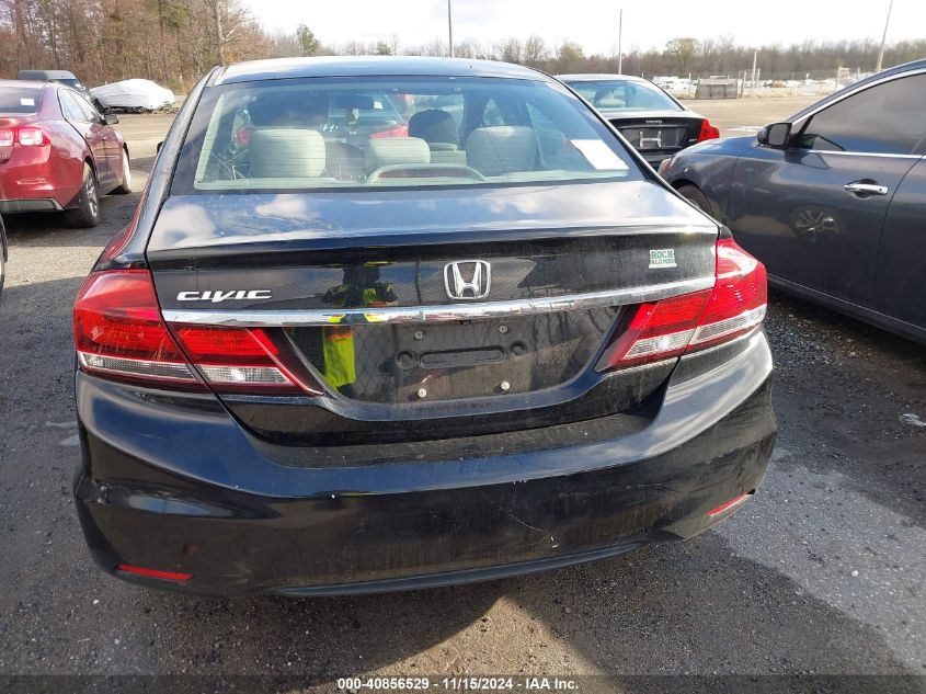 2013 Honda Civic Ex VIN: 19XFB2F80DE206543 Lot: 40856529