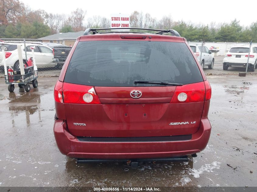 2010 Toyota Sienna Le VIN: 5TDKK4CC3AS307158 Lot: 40856556