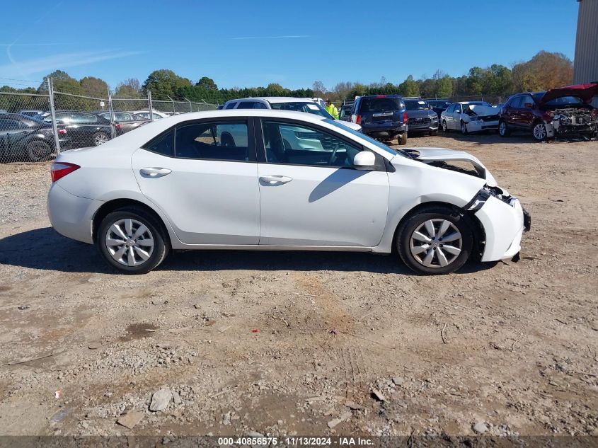 2015 Toyota Corolla Le VIN: 5YFBURHE0FP207729 Lot: 40856575