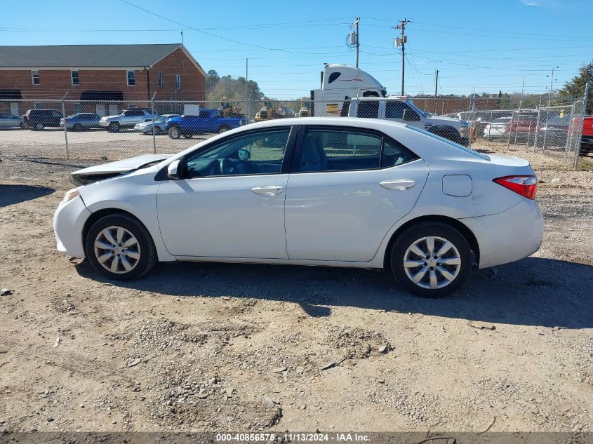 2015 Toyota Corolla Le VIN: 5YFBURHE0FP207729 Lot: 40856575