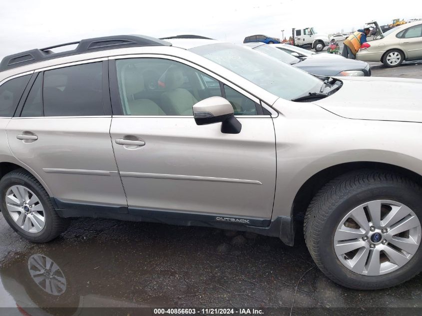 2017 Subaru Outback 2.5I Premium VIN: 4S4BSAFC4H3339392 Lot: 40856603