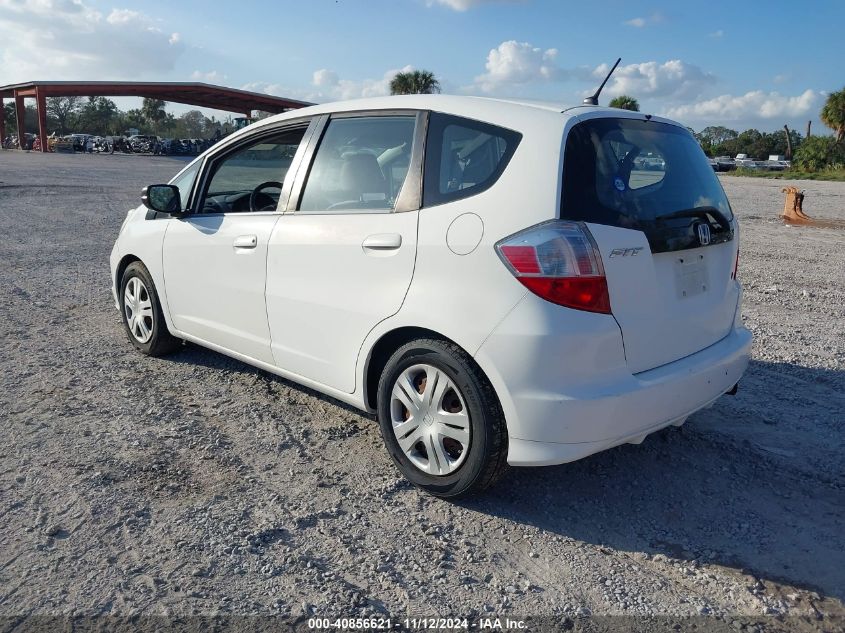 2010 Honda Fit VIN: JHMGE8H25AS020544 Lot: 40856621