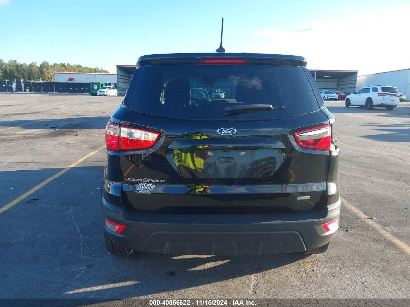 2020 Ford Ecosport S VIN: MAJ3S2FE1LC333497 Lot: 40856622