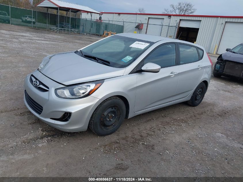 VIN KMHCT5AE3EU173986 2014 Hyundai Accent, GS no.2