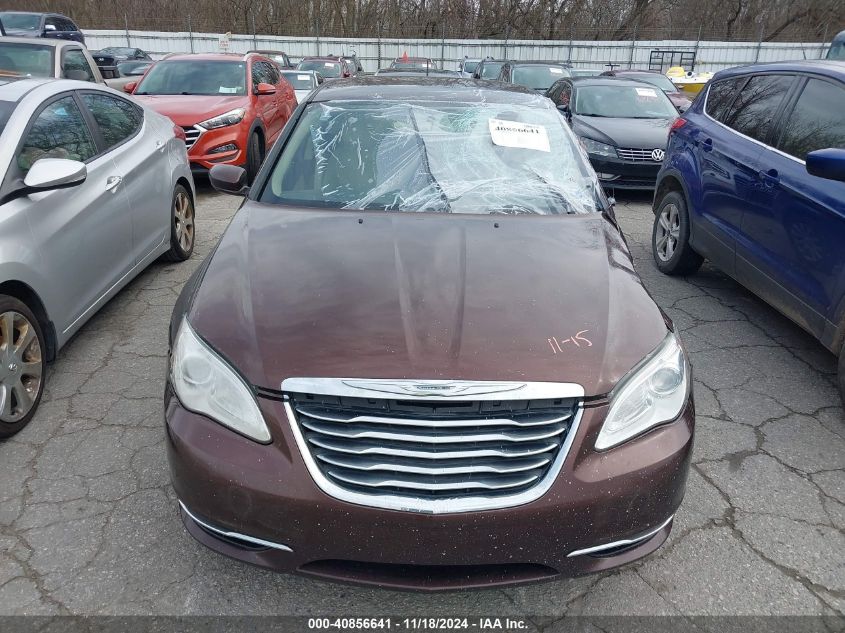 2012 Chrysler 200 Touring VIN: 1C3CCBBB7CN283846 Lot: 40856641