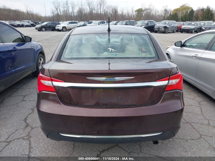 2012 Chrysler 200 Touring VIN: 1C3CCBBB7CN283846 Lot: 40856641