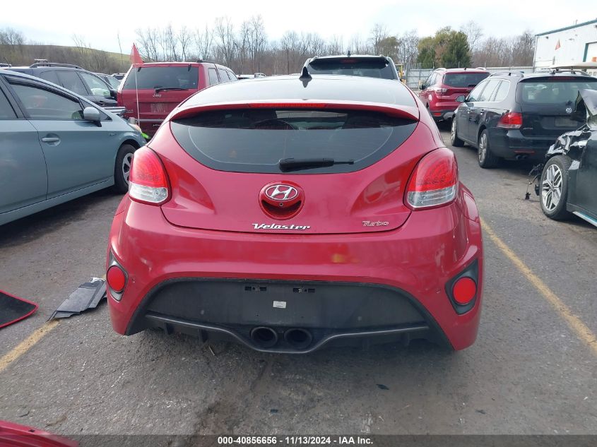 2016 Hyundai Veloster Turbo VIN: KMHTC6AE5GU267022 Lot: 40856656