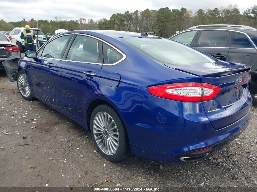 VIN 3FA6P0K99DR388777 2013 Ford Fusion, Titanium no.3