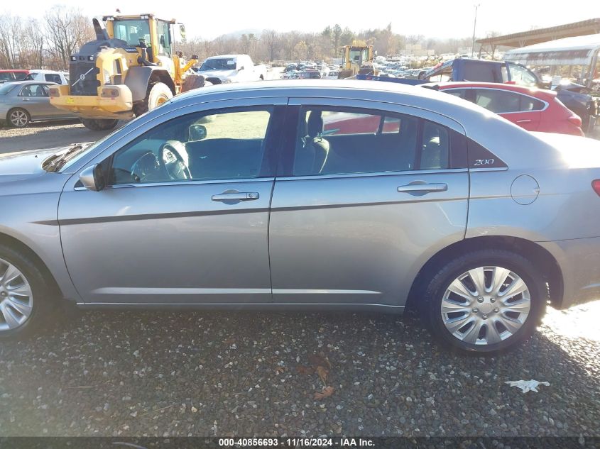 2013 Chrysler 200 Lx VIN: 1C3CCBAG2DN767468 Lot: 40856693