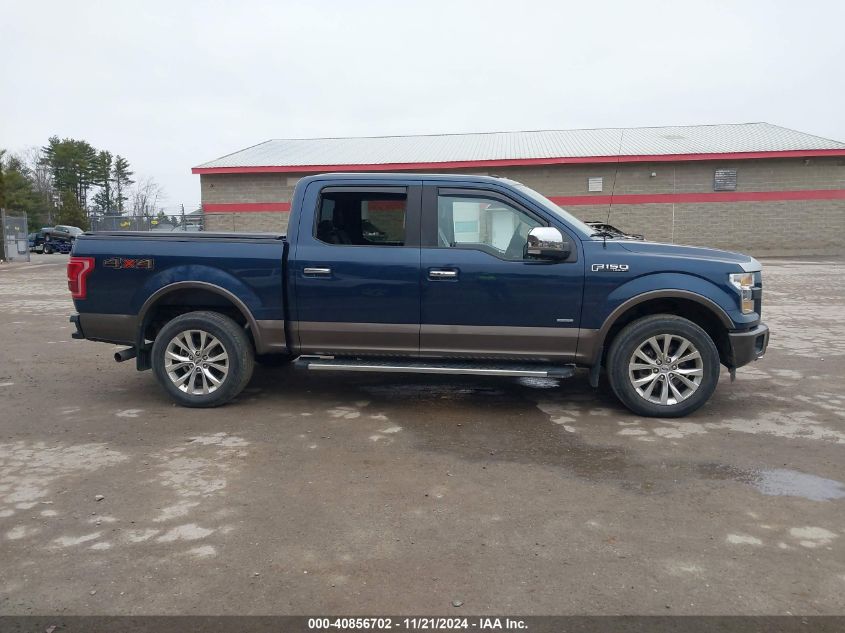 2016 Ford F-150 Lariat VIN: 1FTEW1EG2GFA33007 Lot: 40856702